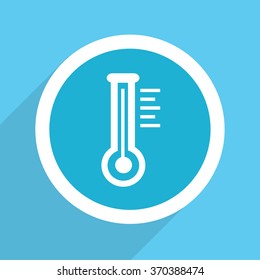 Blue Thermometer Vector Sign EPS10, Great for any use.