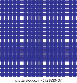 Blue thick line stylish check pattern design.
