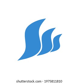 the blue three birds logo is suitable for corporate, business identities