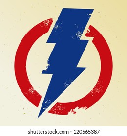 Blue thunder crossed red ring