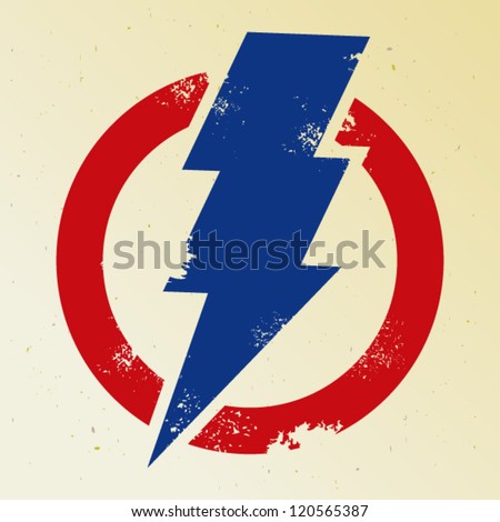 Blue thunder crossed red ring