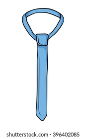 blue tie