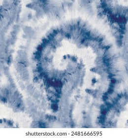 Blue Tie Dye Paint. Vector Shibori Tie Dye. Seamless Stripe Shibori. Dyed Print Repeat. Spiral Navy Pattern. Round Shibori Circle. Tie Dye Grunge Swirl. Grunge Print. Blue Swirl Pattern.