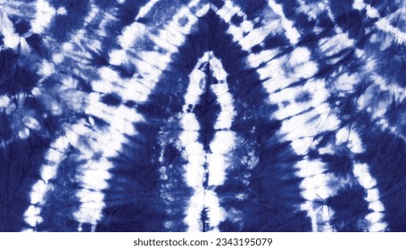 Blue tie dye pattern wave background.