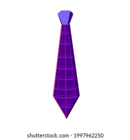 Blue tie on the neck with white stripes.