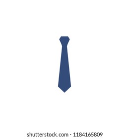 blue tie simple icon
