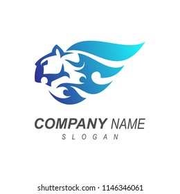 blue tiger logo