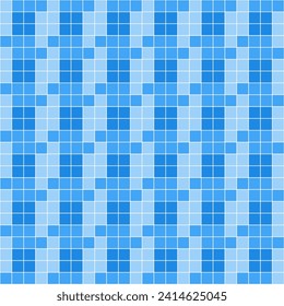 Blue tile background, Mosaic tile background, Tile background, Seamless pattern, Mosaic seamless pattern, Mosaic tiles texture or background. Bathroom wall tiles, swimming pool tiles.