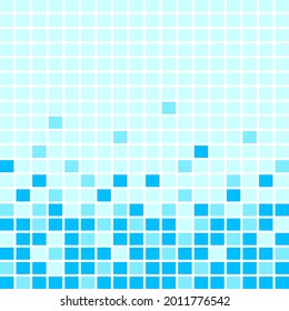 Blue tile background. Vector illustration