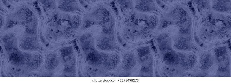Fondo De Mármol De Azulejos Azules. Fondo de la tinta blanca del alcohol. Espacio de salpicaduras de color de agua. Textura marina de mármol. Piso de Rock Azul. Acuarela sin mar de la Marina. Granito Fluido Elegante. Plantilla sin problemas de vectores