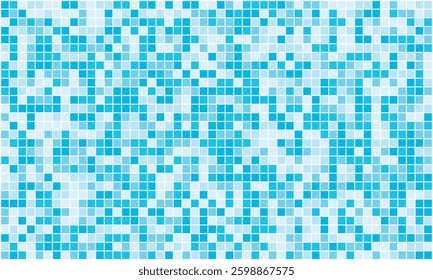 Blue tile pattern background illustration