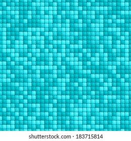 Blue tile seamless pattern.
