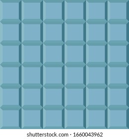 Blue tiles with 3D effect