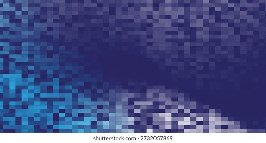 Blue tiles pattern. Classic seamless mosaic. Square swimming pool texture. Ceramic surface concept. 