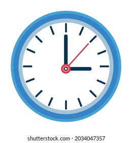 Uhrensymbol der blauen Uhr