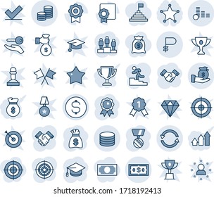 Blauer Farbton und Farbton editierbarer Vektorsymbol - handshake Vektorgrafik, Podest, Medaille, Graduierte, Geldtasche, Zeugnis, Rubel, Dollarmünze, Austausch, Investitionen, Ziel, Karriereleiter, Polizei, gewinnen