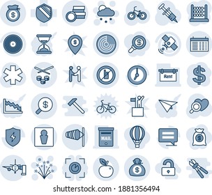 Blauer Farbton und Farbton bearbeitbarer Vektorsymbol - männliche Vektorgrafik, Wind, kein mobiles Schild, Radar, Fluggäste, Flugplan, Schneefall, Feuerwerk, Dollar, Spritze, Herzdiagnose, Krankenwagen-Stern
