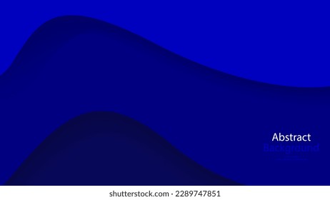 Tono azul y negro Tono y fondo de color oscuro vector de arte abstracto 