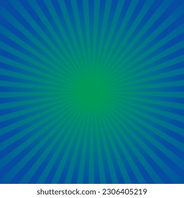 Hintergrund mit blauem Ton Burst. Vektorgrafik.