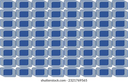 blue tone cube 3D seamless repeat pattern, replete image design for fabric printing or wallpaper, blue abstract wall

