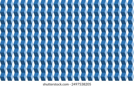 patrón de repetición transparente azul del cubo de tono 3D, diseño repleto de la Imagen para la impresión de la tela o el Fondo de pantalla, pared abstracta azul