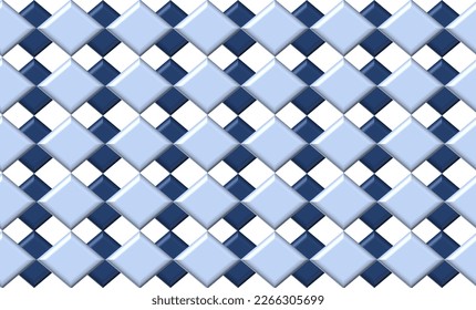 blaue Tonkarton-Wiederholmuster, Vollbild, Design für Stoffdruck