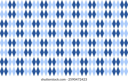 Blue tone diamond checkerboard repeat pattern, replete image, design for fabric printing, print patter, rectangle square