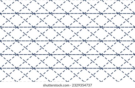 blue tone dot line diamond seamless repeat pattern, replete image design for fabric printing or wallpaper, blue abstract wall, blue line pattern
