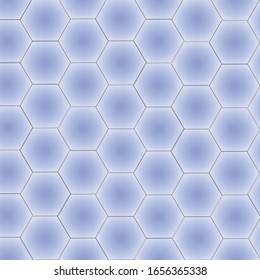 
Blue tone polygon background image