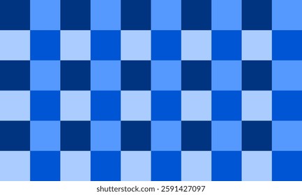 blue tone square chess board pattern as seamless repeat style, replete image design for fabric printing, rectangle square chessboard patter