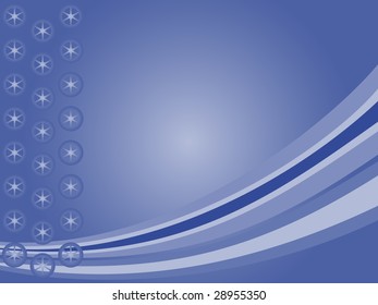 Blue tones background with falling stars