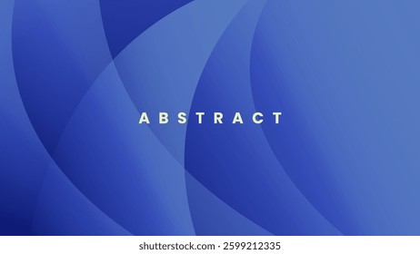 Blue tones blend with liquid geometrical shapes creating a contemporary abstract background for versatile design purposes.