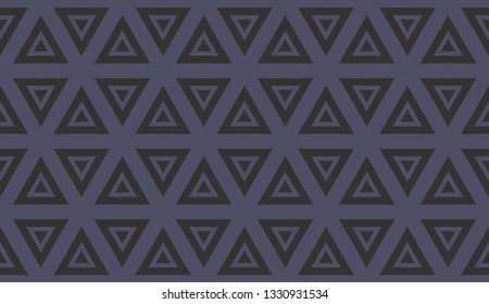Blue tones. Geometric design seamless pattern. Vector illustration