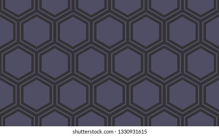 Blue tones. Geometric design seamless pattern. Vector illustration