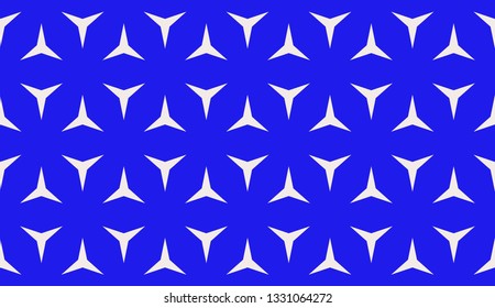 Blue tones. Geometric design seamless pattern. Vector illustration