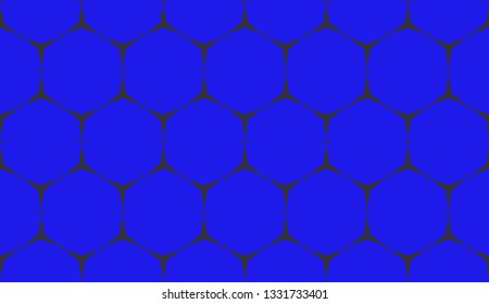 Blue tones. Geometric design seamless pattern. Vector illustration