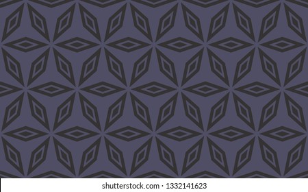 Blue tones. Geometric design seamless pattern. Vector illustration