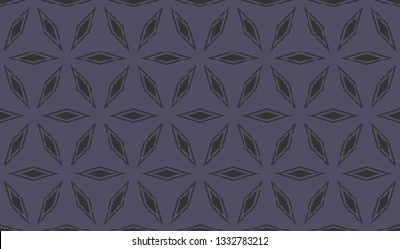 Blue tones. Geometric design seamless pattern. Vector illustration