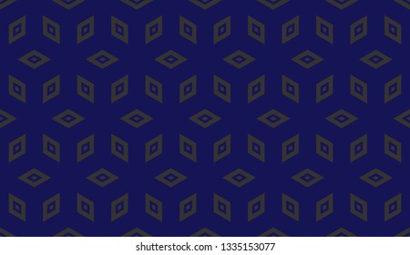 Blue tones. Geometric design seamless pattern. Vector illustration