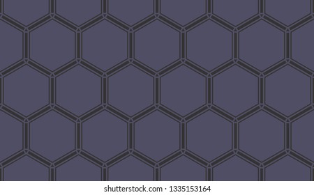 Blue tones. Geometric design seamless pattern. Vector illustration