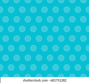 blue tones. seamless illustration with intricate sketches of geometric shapes. For interior decoration, textile industry, printing industry.
