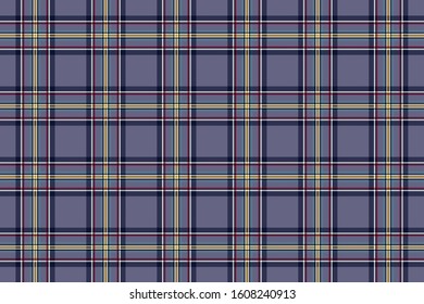 Blue Toon Tartan. Seamless rectangle pattern for fabric, kilts, skirts, plaids