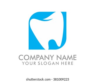 blue tooth teeth dent dentist dental medical image logo vector