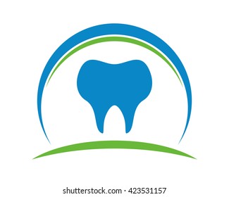 blue tooth teeth dent dentist dental image vector icon