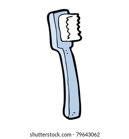 Blauzahnbürstenkartoon