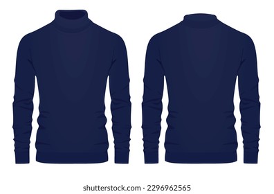 Blue top blazer. vector illustration