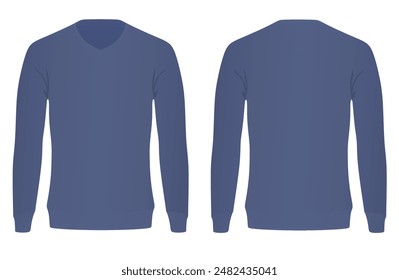 Blau Top Blazer. Vektorillustration 