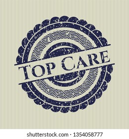 Blue Top Care rubber grunge texture stamp