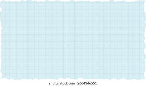 Blue Torn Paper Notebook Background