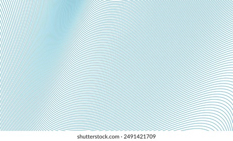 Fondo abstracto de las líneas onduladas de las rayas azules de la tosca para el fondo o la presentación